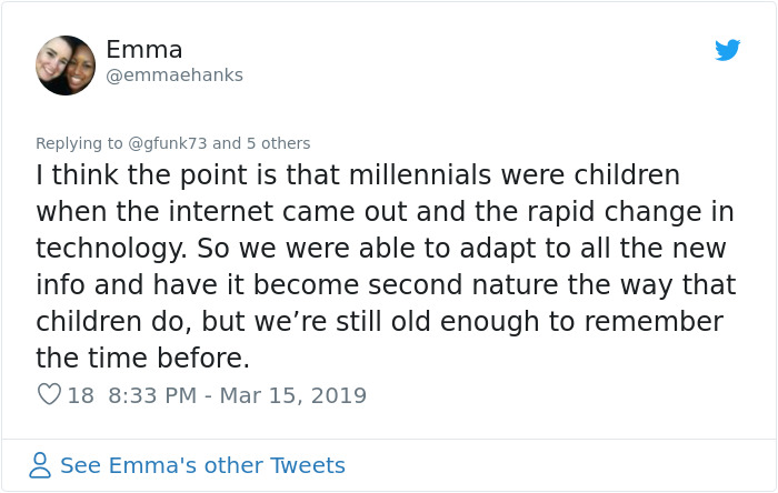 Guy Lists Why Millennials Are 'The Most Unique Generation Of All Time' And His Twitter Thread Goes Viral Guy Lists Why Millennials Are 'The Most Unique Generation Of All Time' And His Twitter Thread Goes Viral