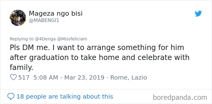 This Man Couldn’t Afford Clothes For His Graduation So Twitter Users Made Sure He Has The Best Graduation Ever This Man Couldn’t Afford Clothes For His Graduation So Twitter Users Made Sure He Has The Best Graduation Ever