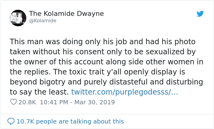 Woman Posts Her Doctor's Pic Without His Consent To Sexualize Him, Gets Destroyed In The Comment Section Woman Posts Her Doctor's Pic Without His Consent To Sexualize Him, Gets Destroyed In The Comment Section