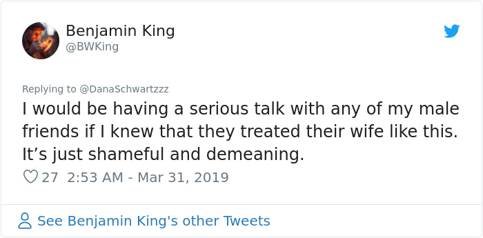 Woman Gives A Lesson On How To Treat Your Husband While He's Watching A Game, Gets Destroyed In The Comments