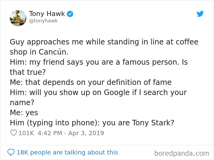 12 Hilarious Times People Didn&rsquo;t Realize They Were Talking To Tony Hawk (New Tweets)