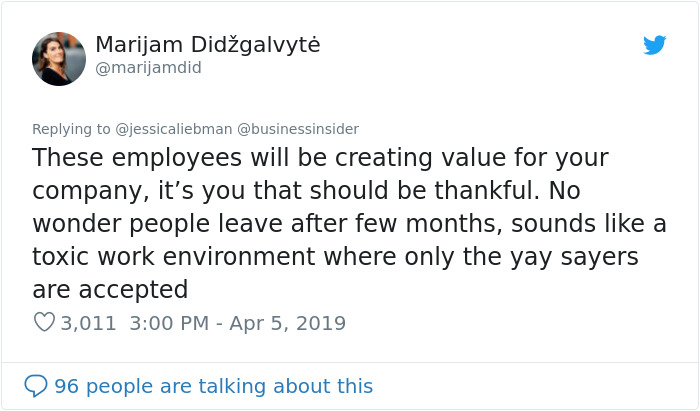 Manager Says She Doesn’t Employ People Who Don’t Send A Thank You Email, Gets Roasted Badly Manager Says She Doesn’t Employ People Who Don’t Send A Thank You Email, Gets Roasted Badly