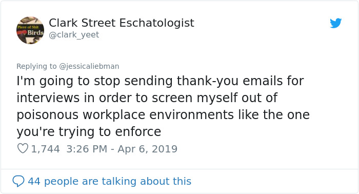 Manager Says She Doesn&rsquo;t Employ People Who Don&rsquo;t Send A Thank You Email, Gets Roasted Badly