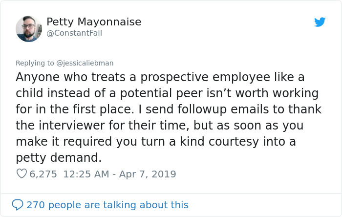Manager Says She Doesn’t Employ People Who Don’t Send A Thank You Email, Gets Roasted Badly Manager Says She Doesn’t Employ People Who Don’t Send A Thank You Email, Gets Roasted Badly