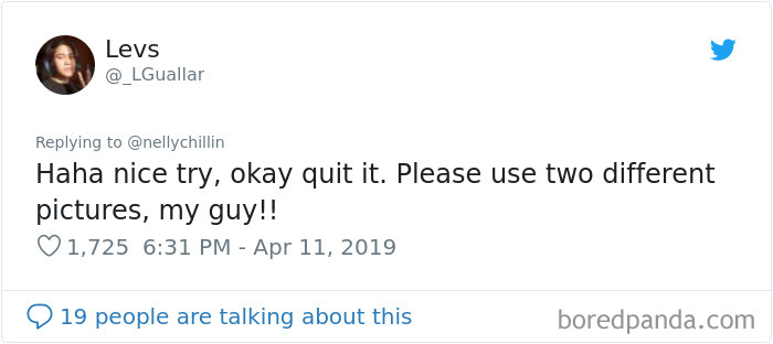 Tweet from user Levs replying to a comment, discussing the claim about looking like Ryan Gosling in a casual conversation. Tweet from user Levs replying to a comment, discussing the claim about looking like Ryan Gosling in a casual conversation.