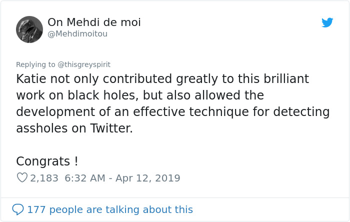 Dr. Katie Bouman Gets Accused Of Taking All The Credit For Black Hole Pic, Her Male Colleague Clears The Air On Twitter