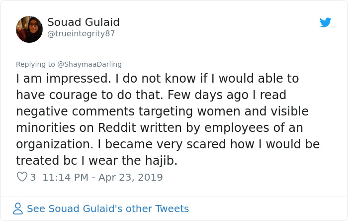 This Muslim Woman Took A Smiling Stand Against Anti-Muslim Protesters And Went Viral