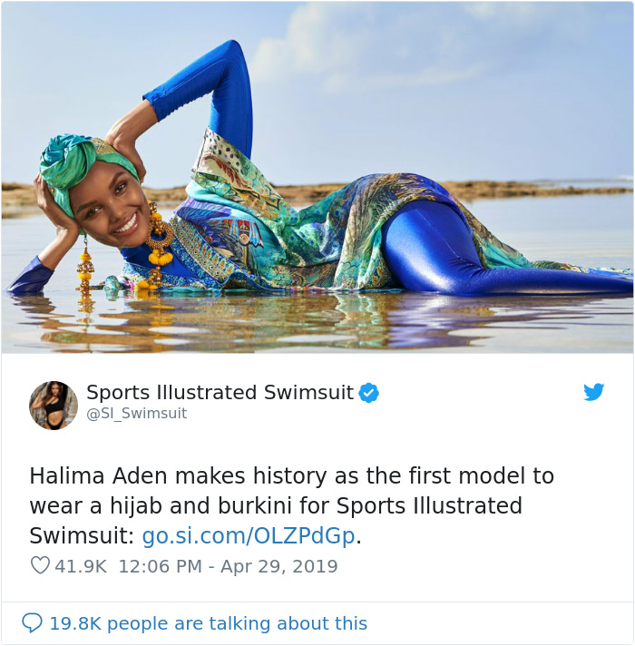 Sports Illustrated Makes History By Featuring A Model Wearing A Burkini And Hijab Sports Illustrated Makes History By Featuring A Model Wearing A Burkini And Hijab