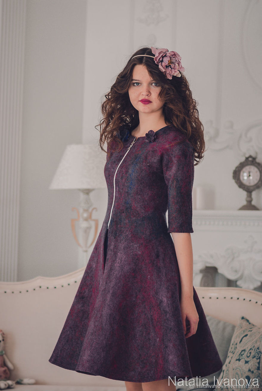 Felted Dress-Stories By Natalia Ivanova
