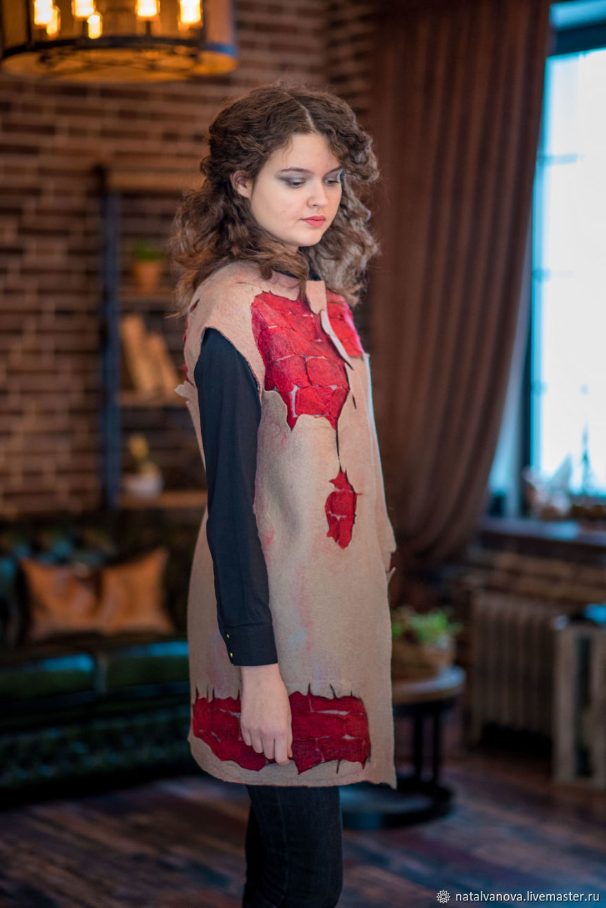 Felted Dress-Stories By Natalia Ivanova