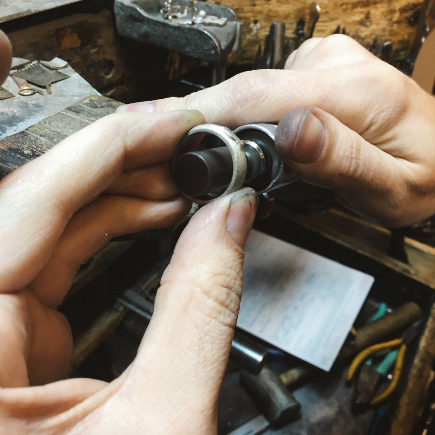 Man Brings A Completely Smashed Wedding Ring, Asks Me To Remake It As Accurately As Possible Man Brings A Completely Smashed Wedding Ring, Asks Me To Remake It As Accurately As Possible