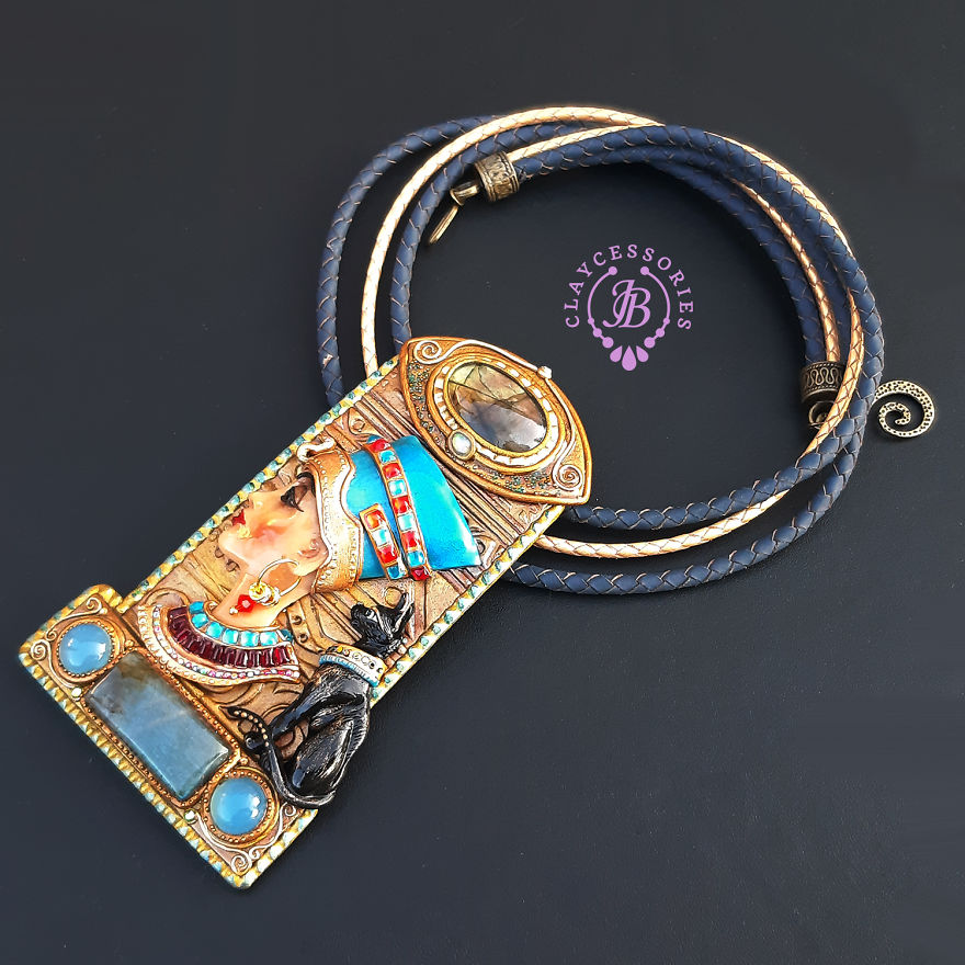 I Make Ancient Egyptian Jewelry From Polymer Clay I Make Ancient Egyptian Jewelry From Polymer Clay