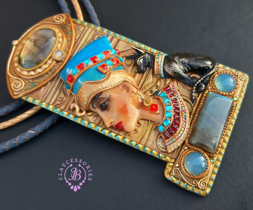 I Make Ancient Egyptian Jewelry From Polymer Clay I Make Ancient Egyptian Jewelry From Polymer Clay