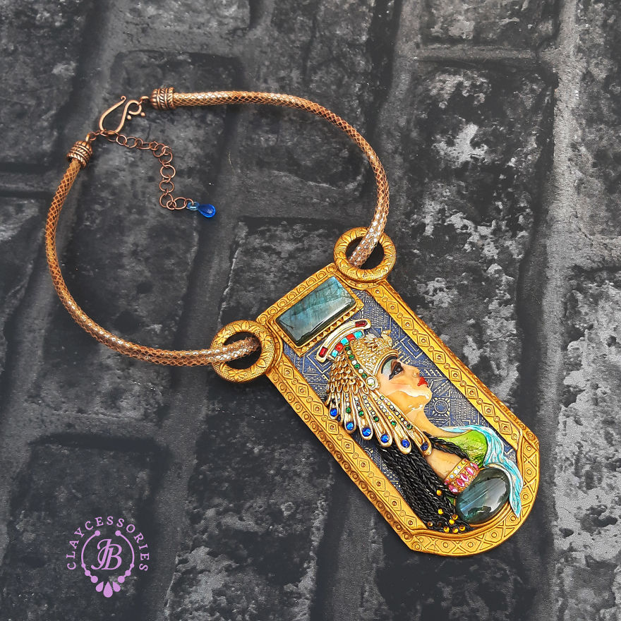 I Make Ancient Egyptian Jewelry From Polymer Clay I Make Ancient Egyptian Jewelry From Polymer Clay