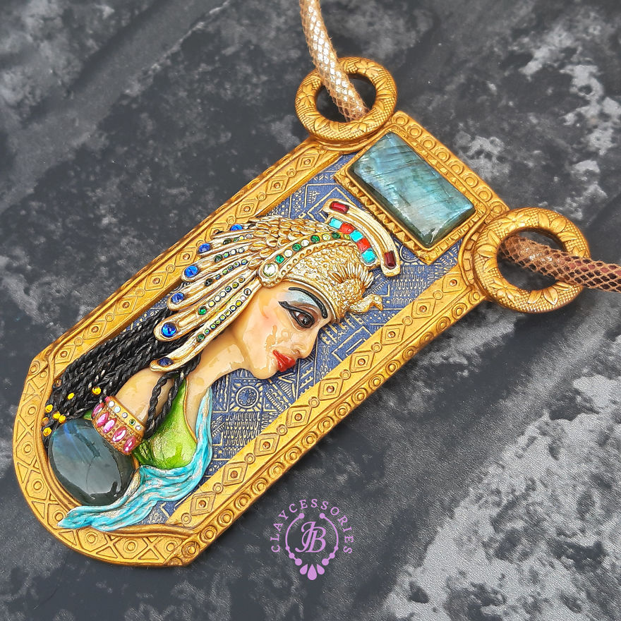 I Make Ancient Egyptian Jewelry From Polymer Clay I Make Ancient Egyptian Jewelry From Polymer Clay