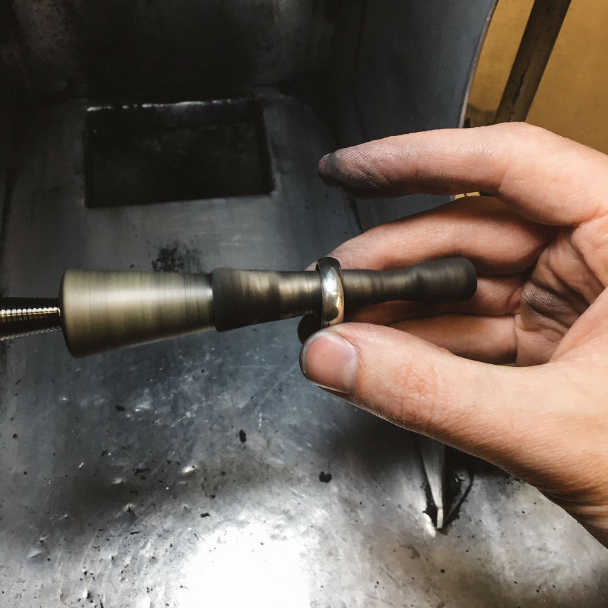 Man Brings A Completely Smashed Wedding Ring, Asks Me To Remake It As Accurately As Possible