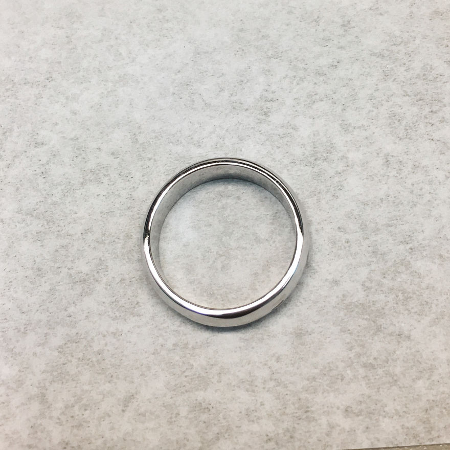 Man Brings A Completely Smashed Wedding Ring, Asks Me To Remake It As Accurately As Possible Man Brings A Completely Smashed Wedding Ring, Asks Me To Remake It As Accurately As Possible