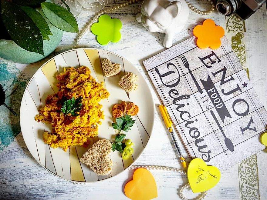 Vegan Scramble For Your Heart Health