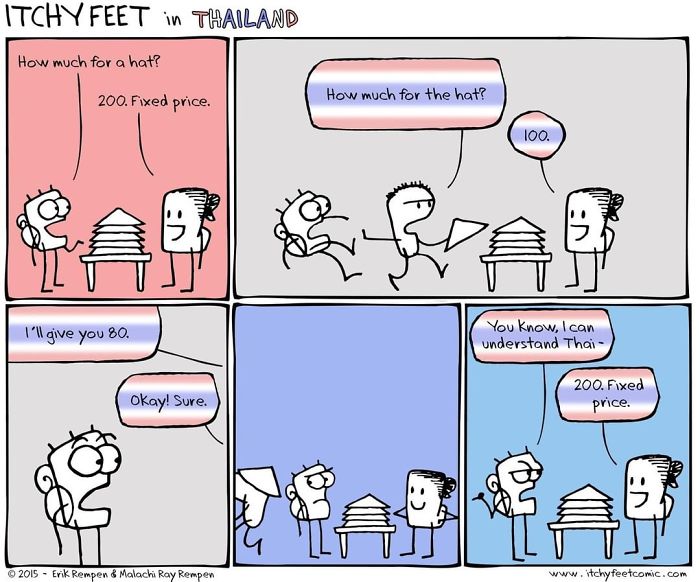 A Very Entertaining Artist Creates A Guide To Show The Languages And Customs Of Different Countries