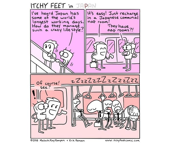 A Very Entertaining Artist Creates A Guide To Show The Languages And Customs Of Different Countries