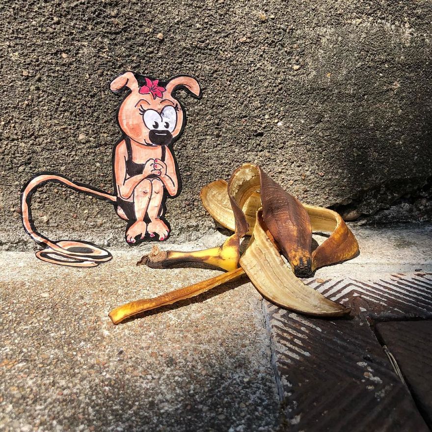 French Artist Sees Urban Spaces Like No One And Spreads Humor Through Them With His Art