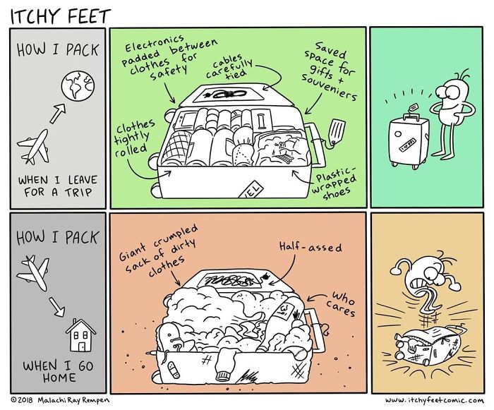 A Very Entertaining Artist Creates A Guide To Show The Languages And Customs Of Different Countries