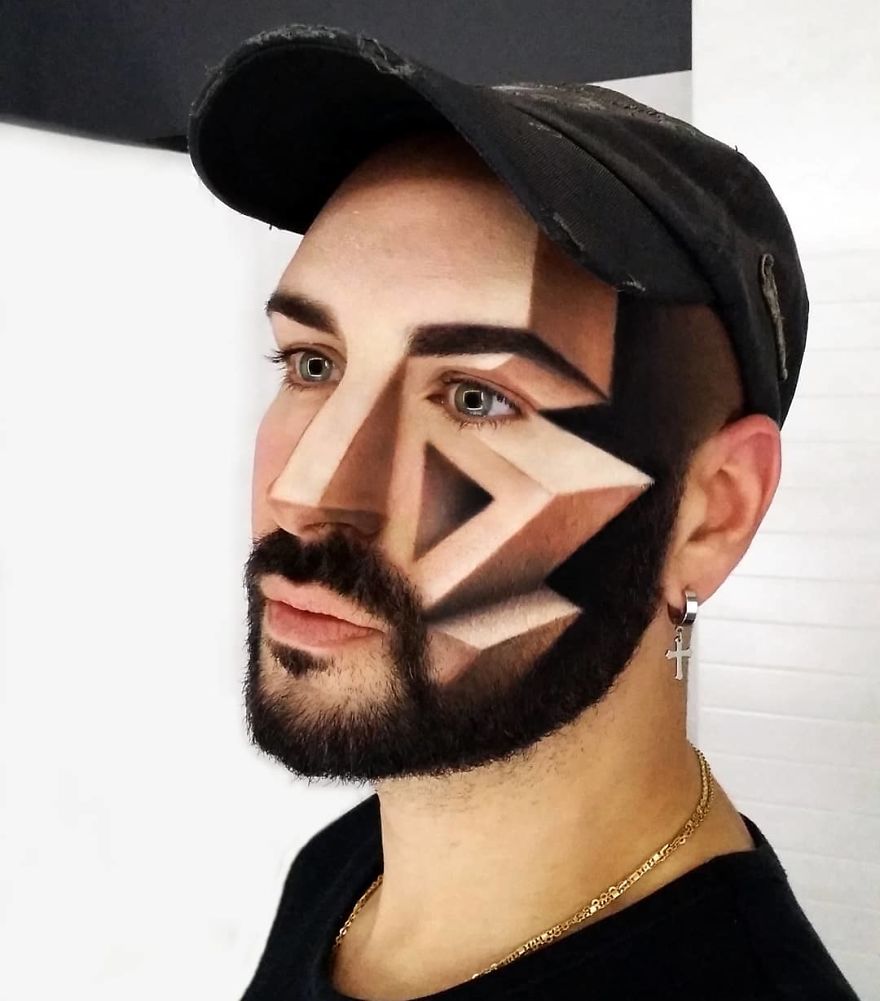 Makeup Artist Makes Your Face A Screen And You Will Be Impressed