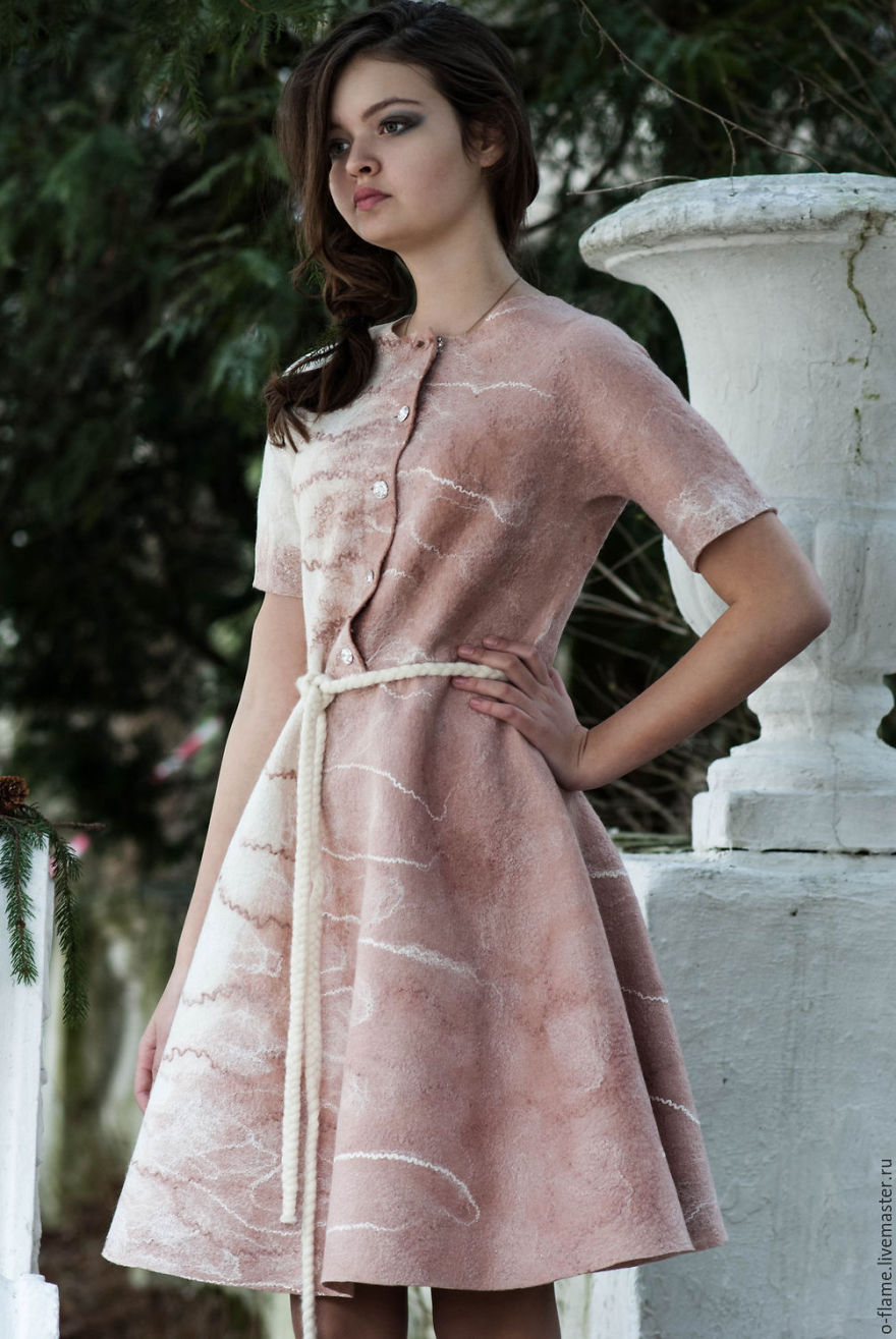 Felted Dress-Stories By Natalia Ivanova