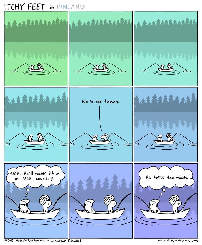 A Very Entertaining Artist Creates A Guide To Show The Languages And Customs Of Different Countries