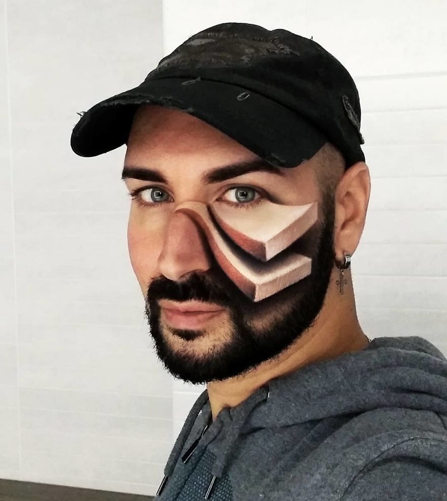 Makeup Artist Makes Your Face A Screen And You Will Be Impressed