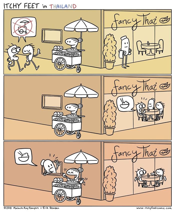 A Very Entertaining Artist Creates A Guide To Show The Languages And Customs Of Different Countries