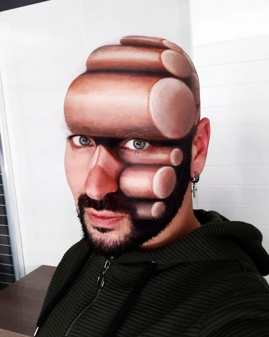 Makeup Artist Makes Your Face A Screen And You Will Be Impressed