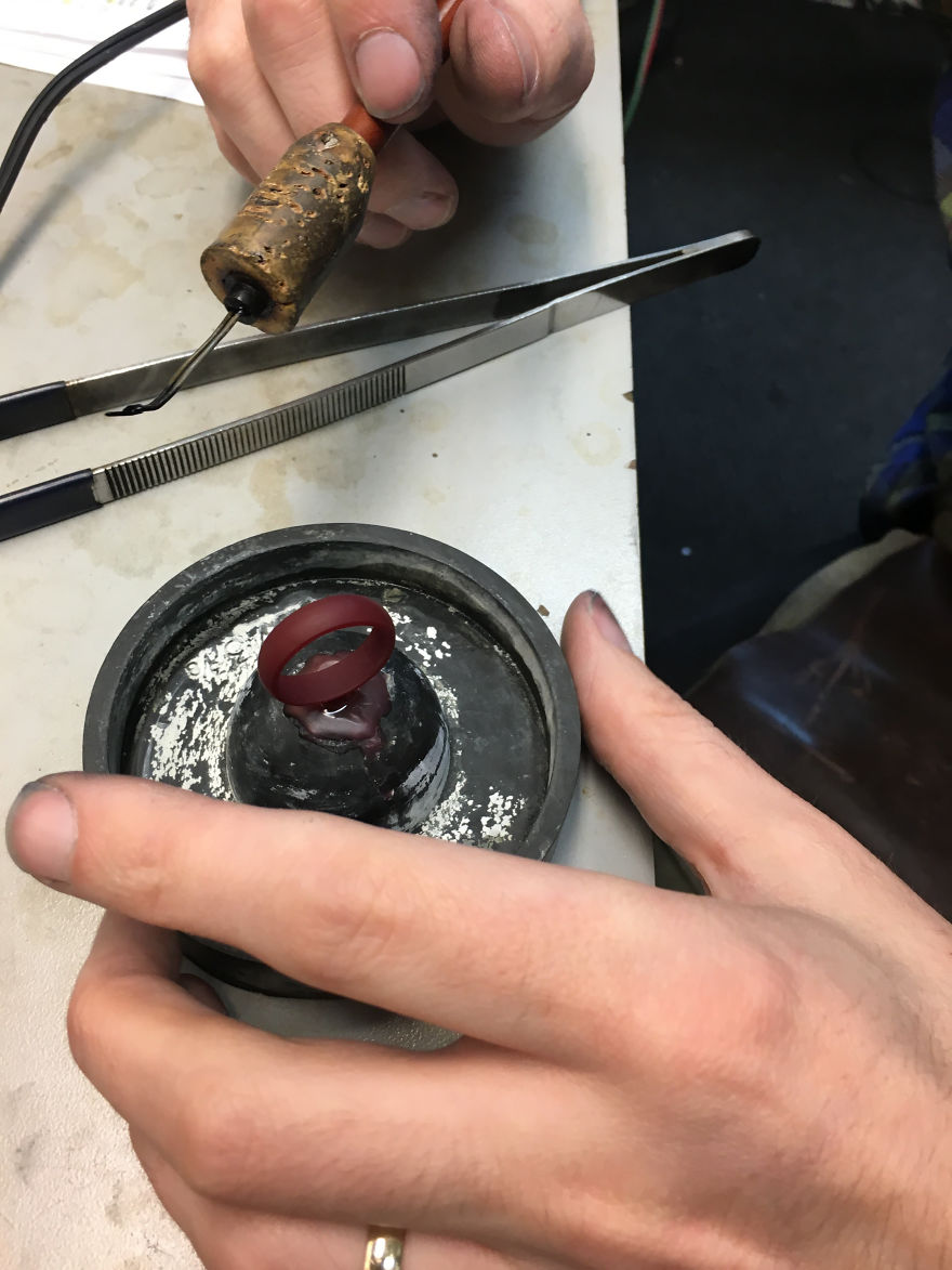 Man Brings A Completely Smashed Wedding Ring, Asks Me To Remake It As Accurately As Possible