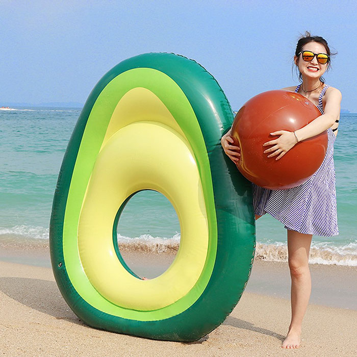 An Avocado-Shaped Pool Float With Removable Pit Is A Thing And People Are Happy It Doesn't Turn Brown Overnight An Avocado-Shaped Pool Float With Removable Pit Is A Thing And People Are Happy It Doesn't Turn Brown Overnight