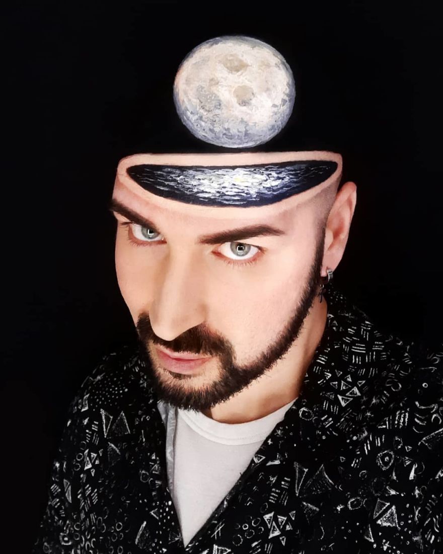 Makeup Artist Makes Your Face A Screen And You Will Be Impressed