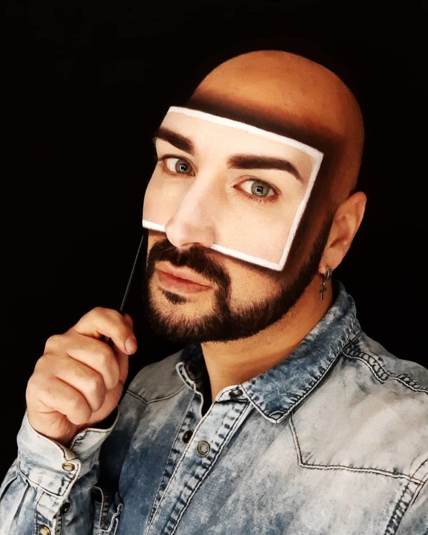 Makeup Artist Makes Your Face A Screen And You Will Be Impressed