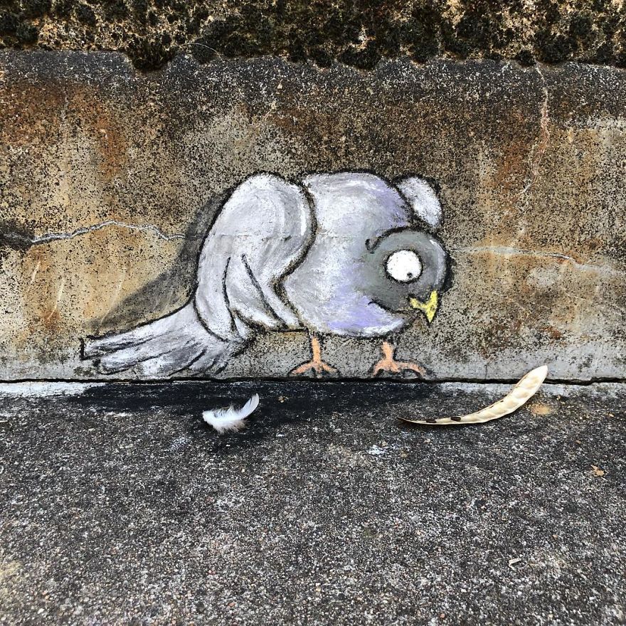 French Artist Sees Urban Spaces Like No One And Spreads Humor Through Them With His Art