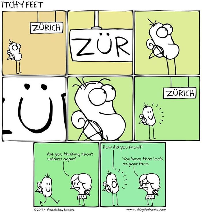 A Very Entertaining Artist Creates A Guide To Show The Languages And Customs Of Different Countries