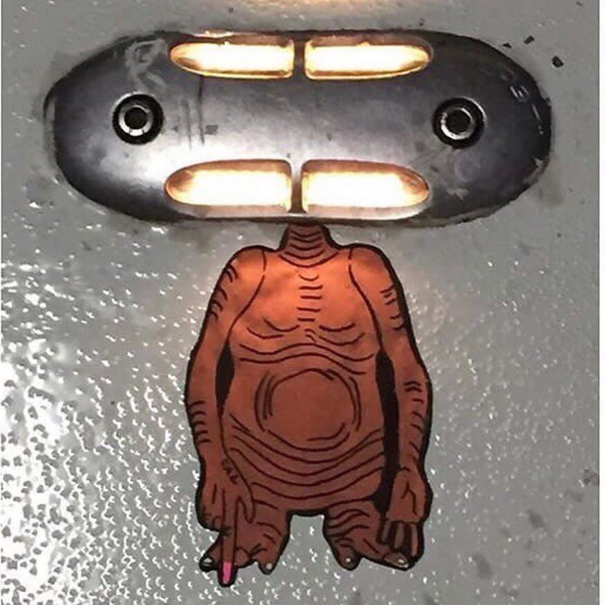 French Artist Sees Urban Spaces Like No One And Spreads Humor Through Them With His Art