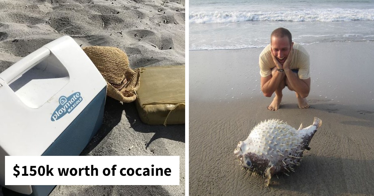 33 Of The Most Interesting Things People Ever Found On The Beach