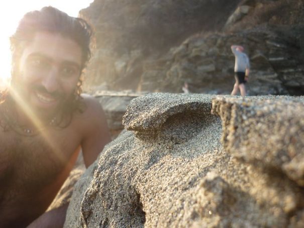 We Were Taking Photos One Day On A Beach In Mexico