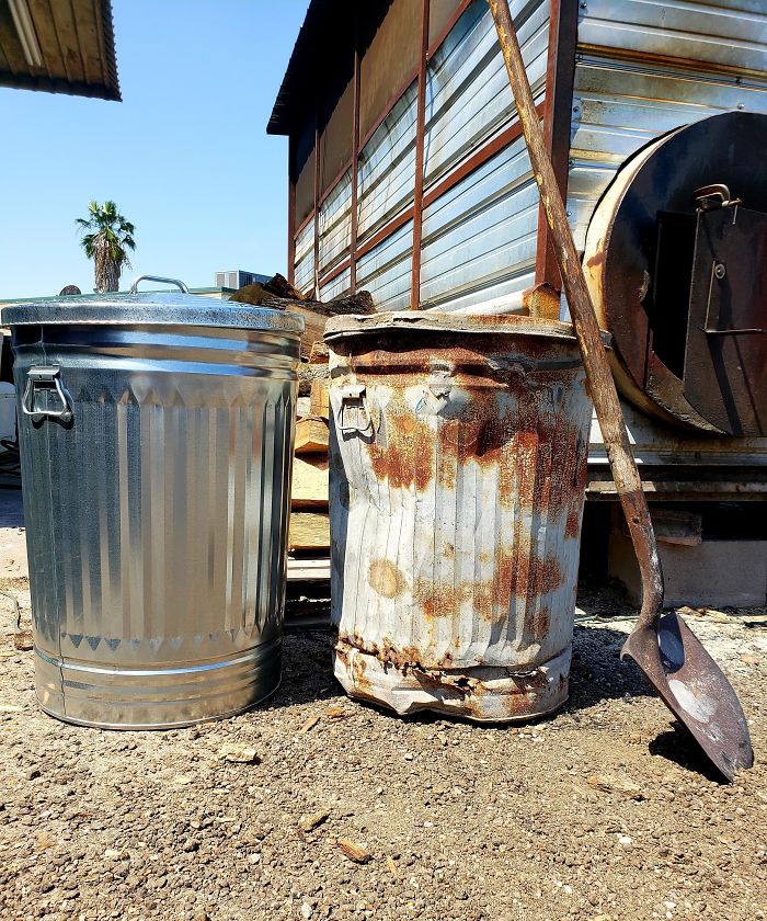 Our 2 Year Old Ash Can Compared To Our New