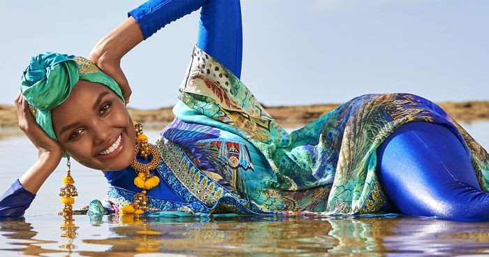 Sports Illustrated Makes History By Featuring A Model Wearing A Burkini And Hijab