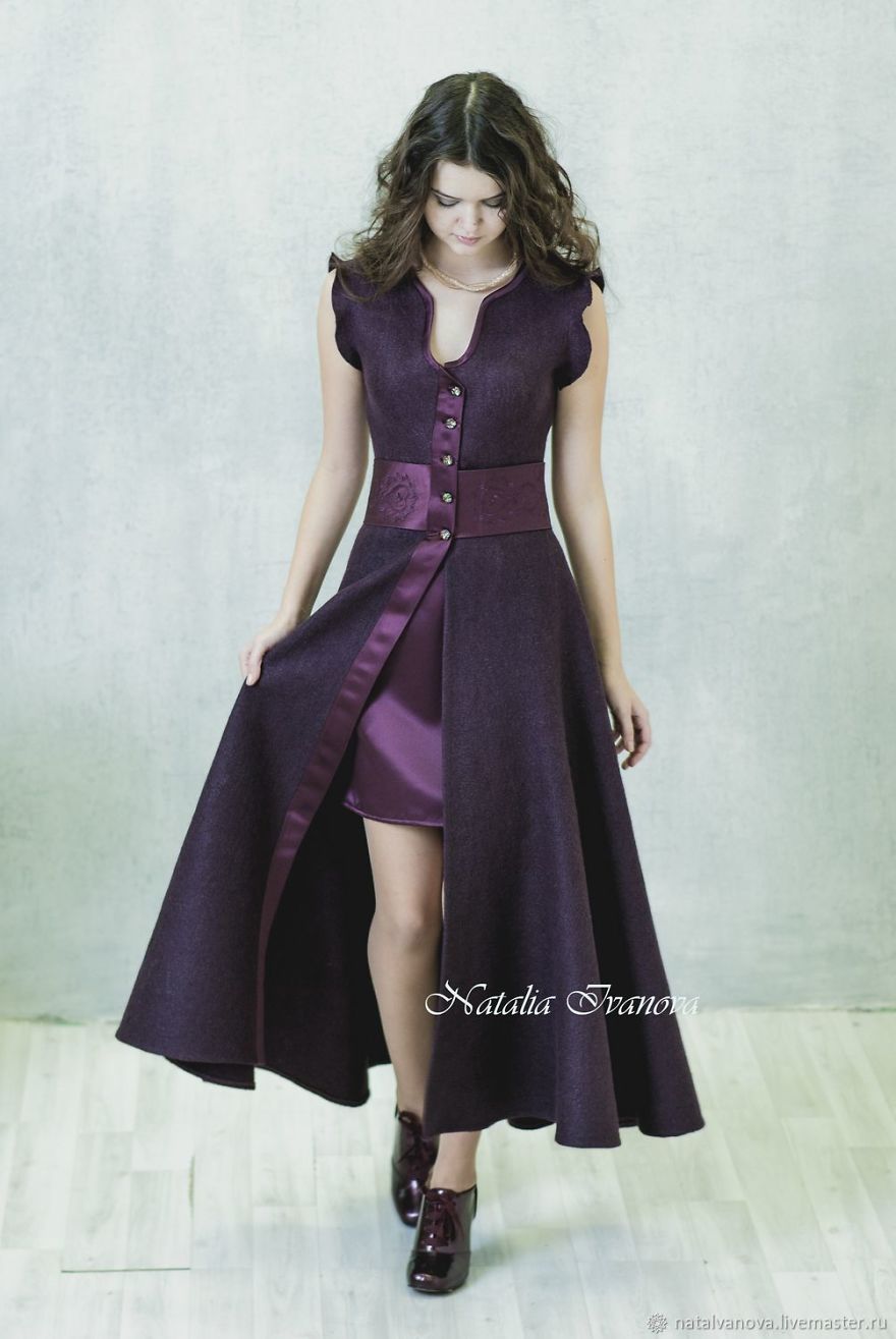 Felted Dress-Stories By Natalia Ivanova