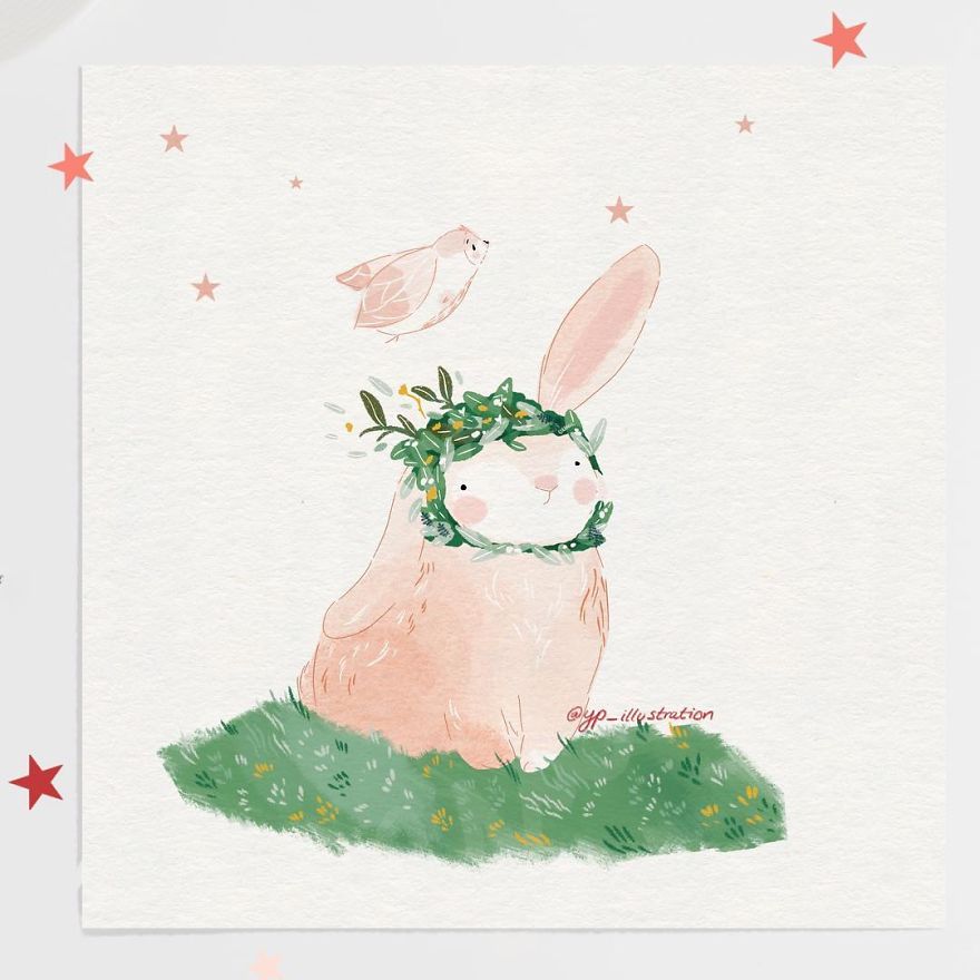 Friday Afternoons Are For Tiny Breaks To Draw Soft Bunnies