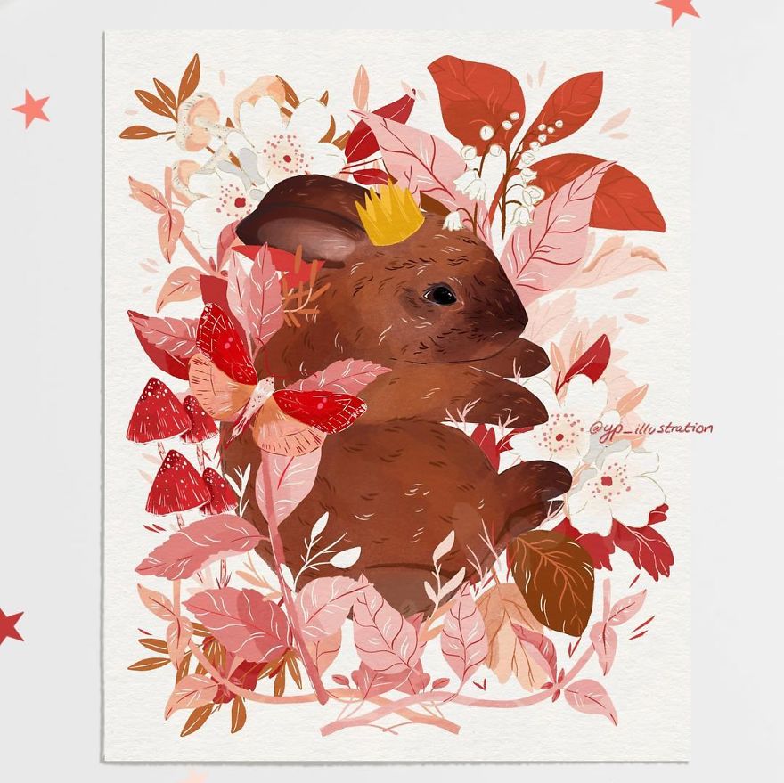 My Queen Frolicking In Flowers