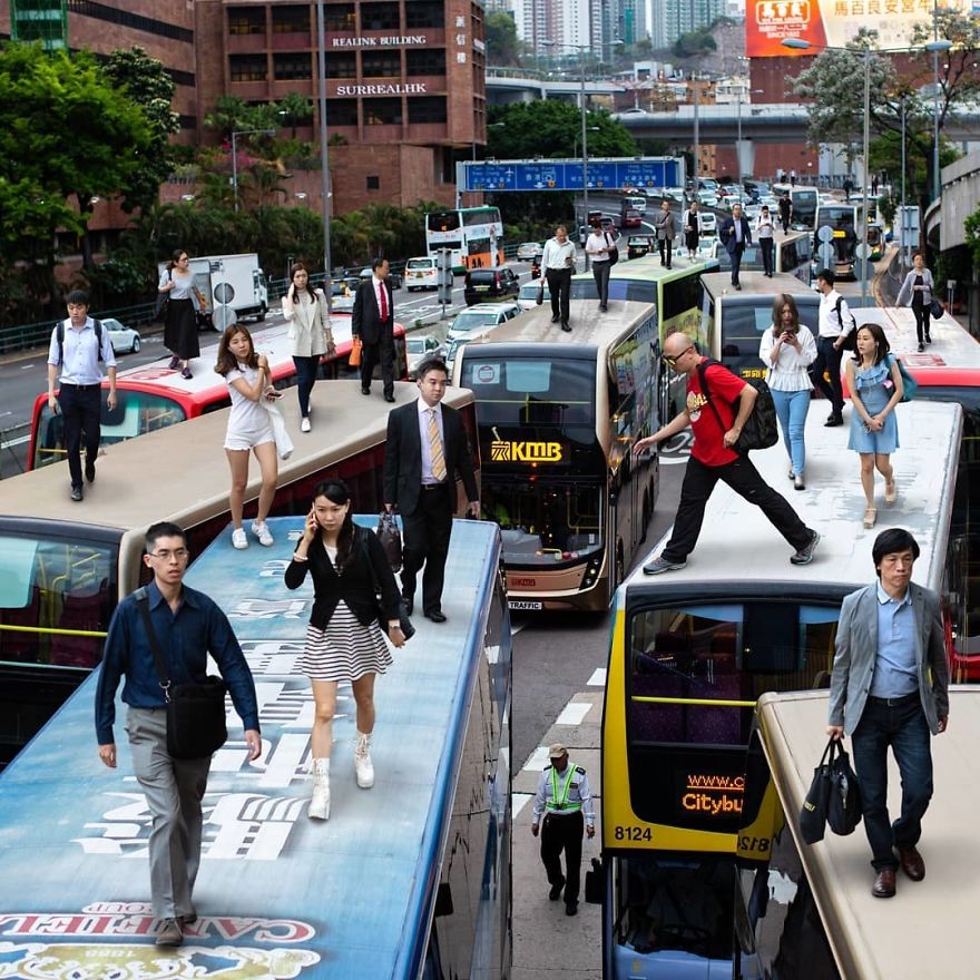 What Everyone Would Like To Do When Stuck In Traffic Jam