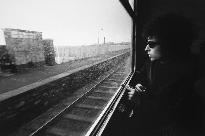 Bob Dylan On Train From Dublin To Belfast, 1966