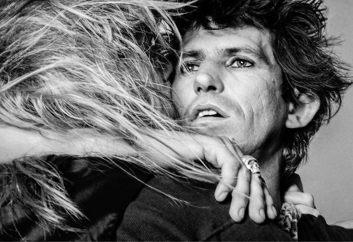 Keith Richards And Patti Hansen, New York, 1981