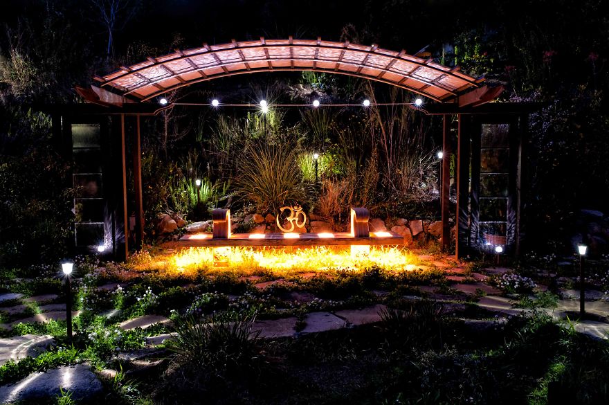 I Built A Meditation Bench In The Garden